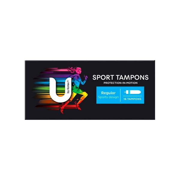 U by Kotex Sport Tampons Regular | 16 pack