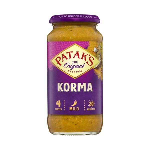 Patak's Korma Simmer Sauce Mild | 450g