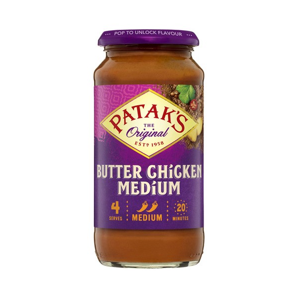 Patak's Butter Chicken Simmer Sauce Medium | 450g