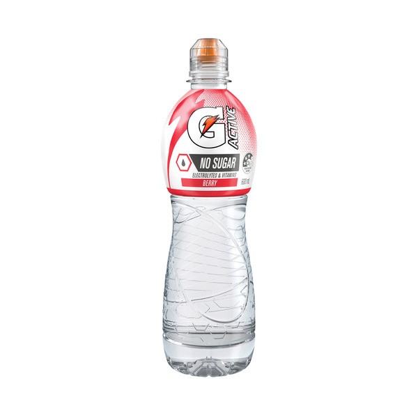 Gatorade G Active Sports Drinks Berry Water Electrolytes & Vitamins | 600mL
