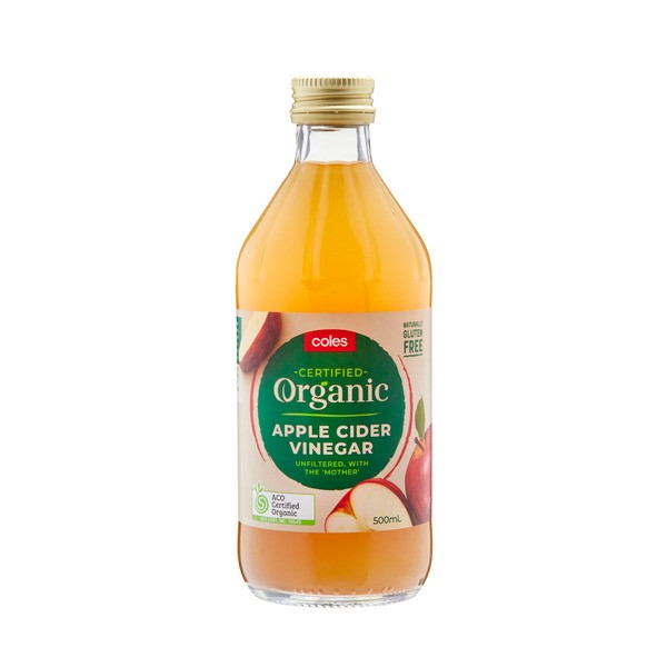 Coles Organic Apple Cider Vinegar | 500mL
