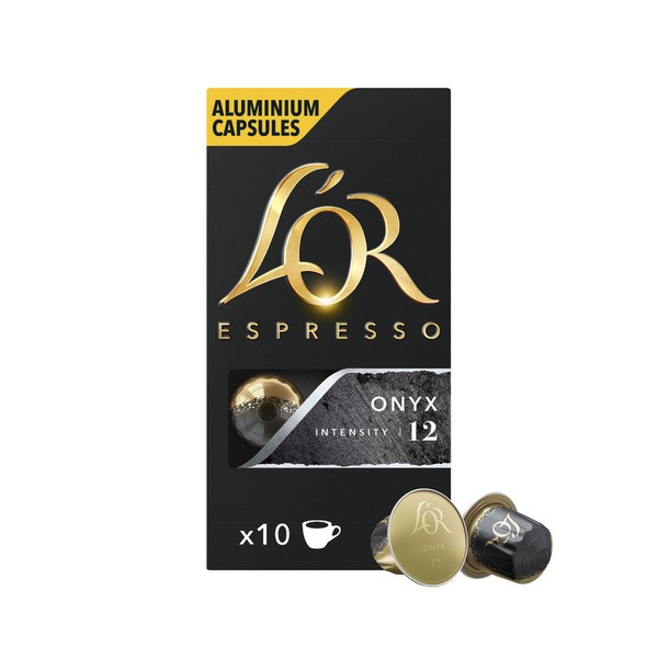 L'OR Espresso Onyx Intensity 12 Coffee Capsules 52g | 10 pack