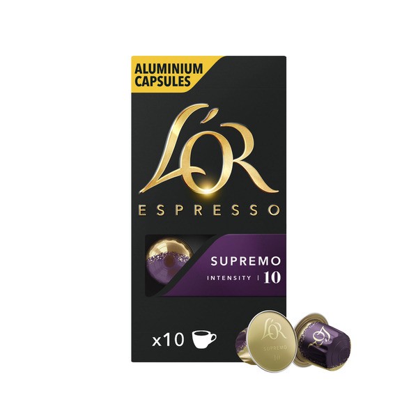 L'OR Espresso Supremo Intensity 10 Coffee Capsules 52g | 10 Pack