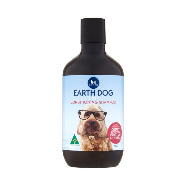 BX Earth Dog 2 In 1 Cherry Blossom Vanilla & Aloe Vera All Natural Conditioning Shampoo | 500mL