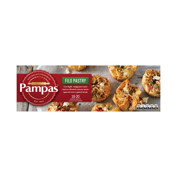Pampas Frozen Filo Pastry 18-20 Sheets | 375g