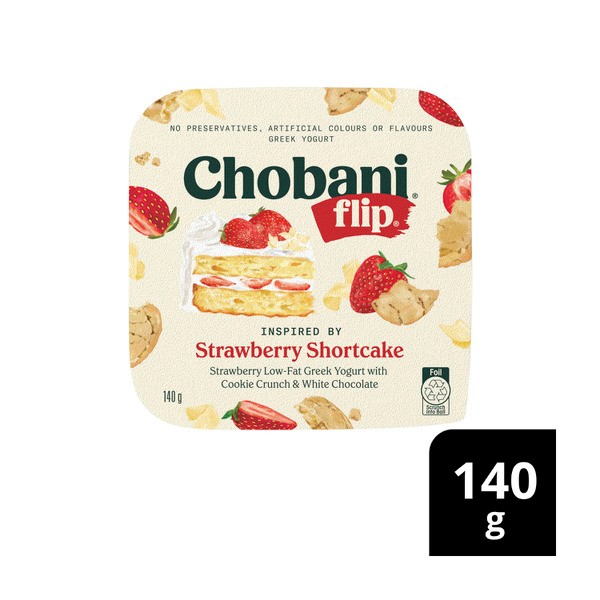 Chobani Flip Strawberry Shortcake Yoghurt | 140g