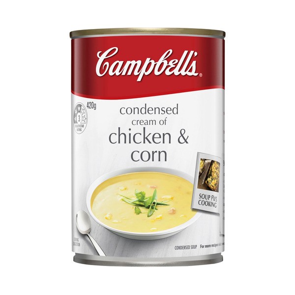 Campbell's Condensed Soup Can Cream Of Chicken & Corn | 420g
