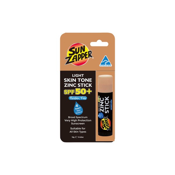Sun Zapper Skin Tone Zinc SPF 50+ | 12g