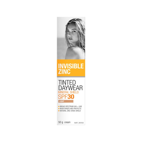 Invisible Zinc Tinted Daywear SPF 30 Light | 50g