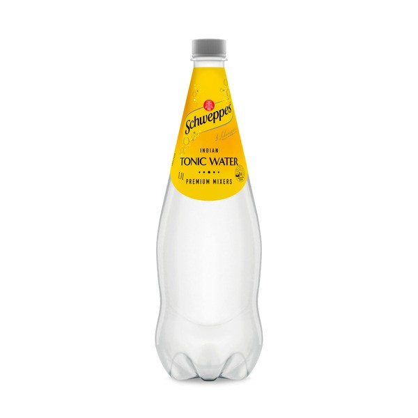 Schweppes Indian Tonic Water Classic Mixers Bottle | 1.1L