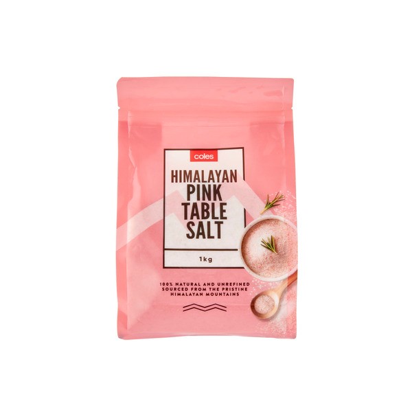 Coles Pink Fine Himalayan Salt | 1kg