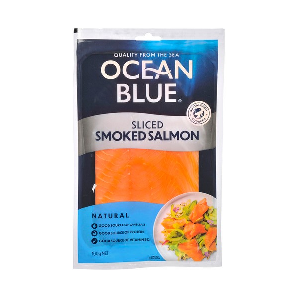 Ocean Blue Sliced Smoked Salmon | 100g
