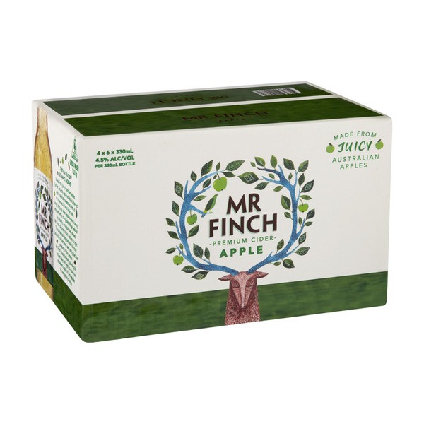 Mr Finch Apple Cider Bottle 330mL | 24 Pack