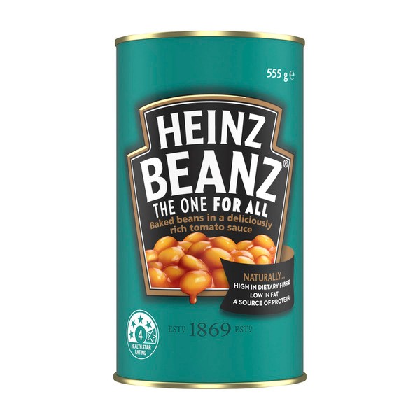 Heinz Baked Beans in Tomato Sauce Beans  | 555g