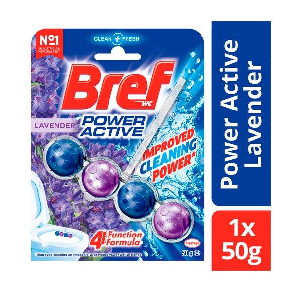 Bref Power Active Rim block Toilet Cleaner Lavender | 50g