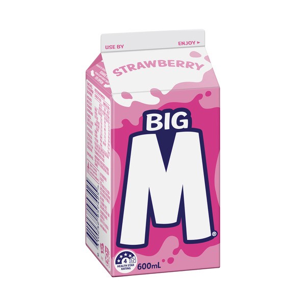 Big M Strawberry Flavoured Milk | 600mL