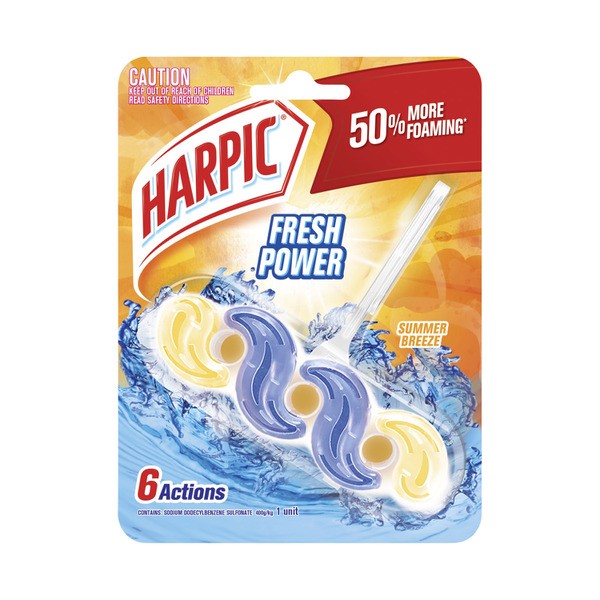 Harpic Fresh Power6 Toilet Cleaner Summer Breeze | 39g