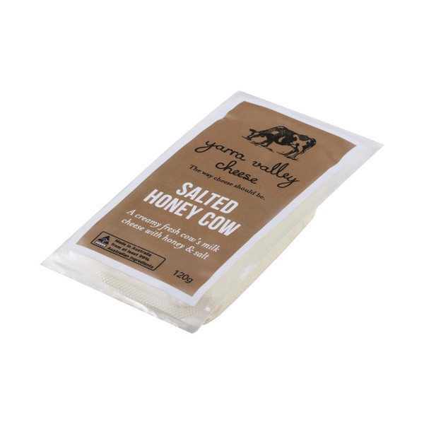 Yarra Valley Cheese Salted Honey Cow Cheese | 120g
