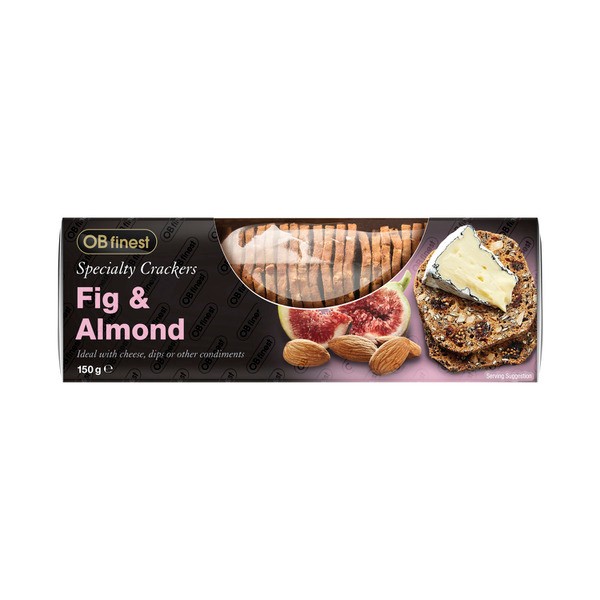 OB Finest Fig & Almond Crackers | 150g