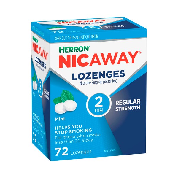 Herron Nicaway Nicotine Lozenge 2mg | 72 pack