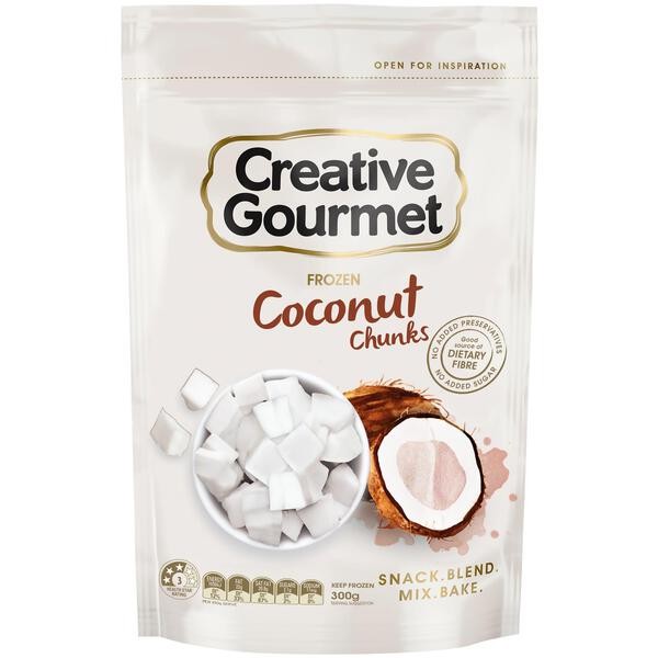 Creative Gourmet Frozen Coconut Chunks | 300g
