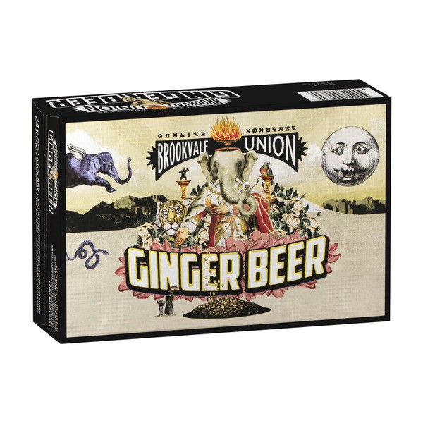 Brookvale Union Ginger Beer Can 330mL | 24 Pack