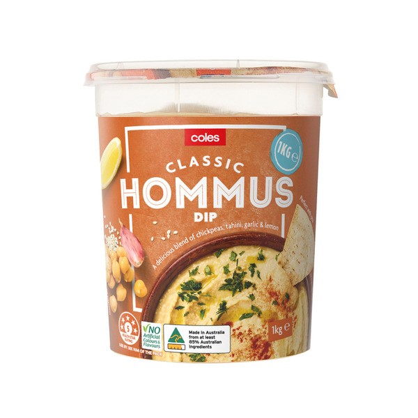 Coles Hommus Dip | 1kg