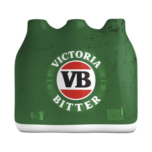 Victoria Bitter Bottle 375mL | 6 Pack