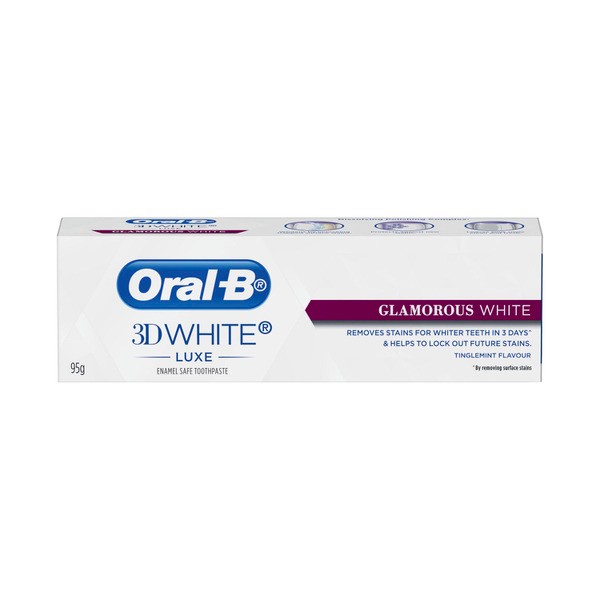 Oral B 3D White Luxe Glamorous White | 95g