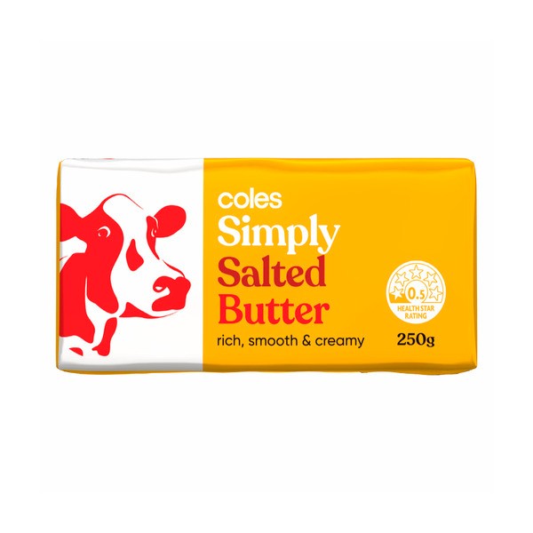 Coles Salted Butter | 250g