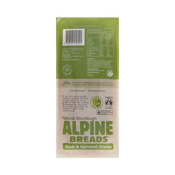 Alpine Spelt And Sprouted Grains | 640g
