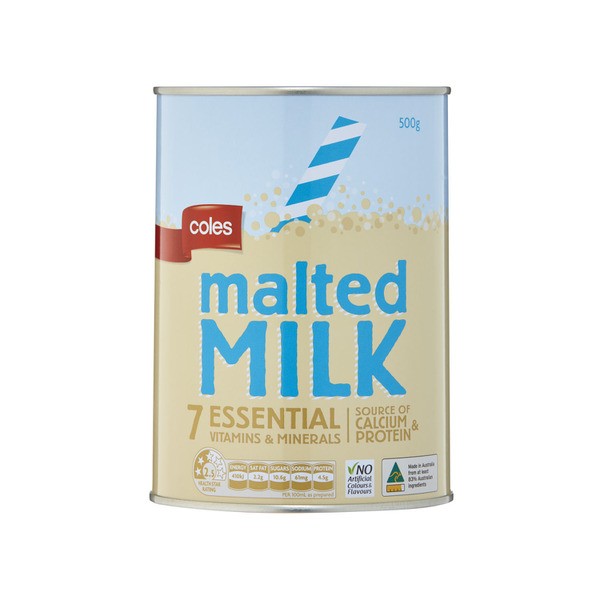 Coles Malted Milk Drink | 500g