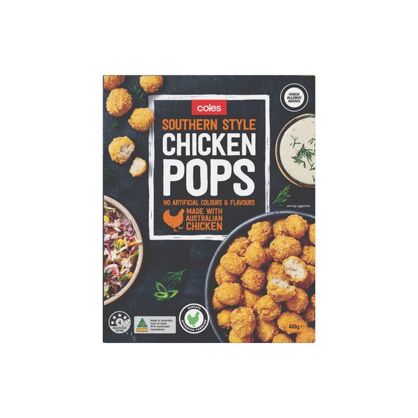 Coles Southern Style Chicken Pops | 400g