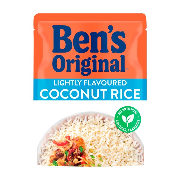 Ben's Original Light Flavour Coconut Basmati Rice Pouch | 250g