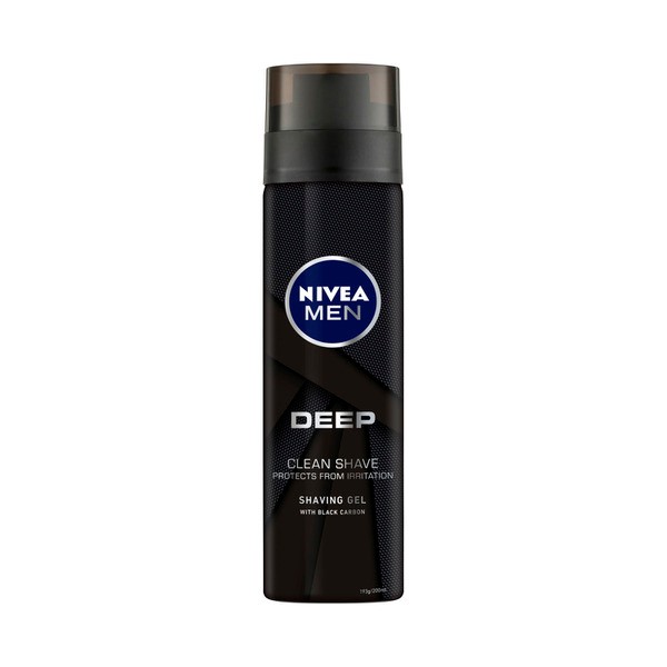 Nivea Men Deep Shaving Gel + Black Carbon | 200mL
