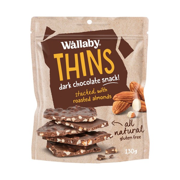 Wallaby Thins Almond | 130g