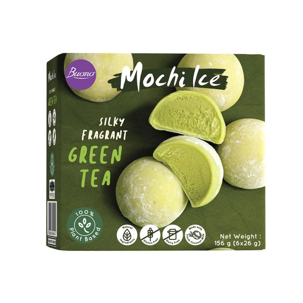 Buono Mochi Ice Dessert Green Tea | 156g