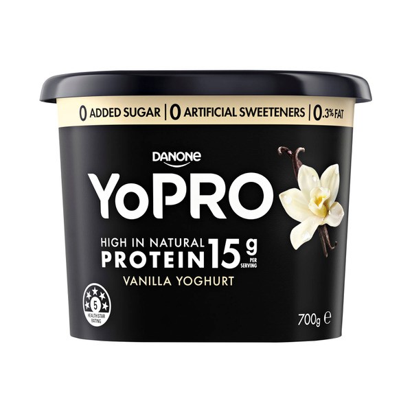 Danone Yopro Vanilla Yoghurt | 700g