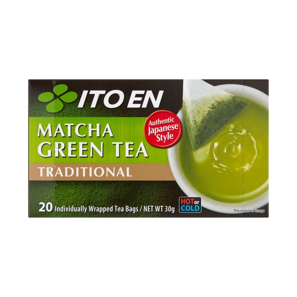 Ito En Matcha Traditional Green Tea Bags 20 Pack | 30g