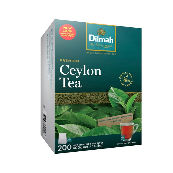 Dilmah Premium Pure Ceylon Tea Bags 200 pack | 400g