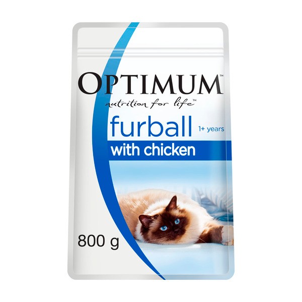 Optimum Dry Cat Food Furball With Chicken | 800g