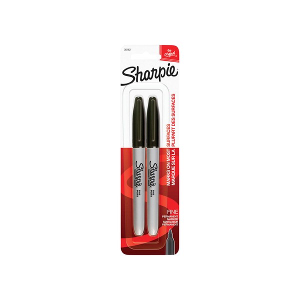 Sharpie Permanent Markers Fine Tip | 2 pack