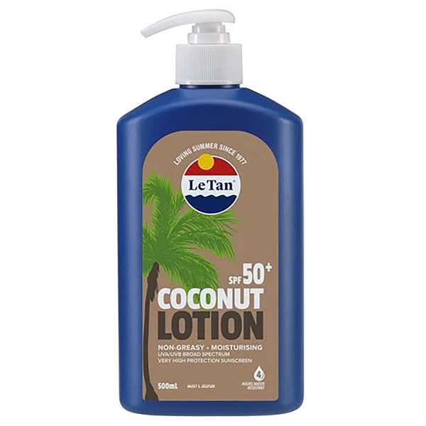 Le Tan SPF 50+ Coconut Lotion | 500mL