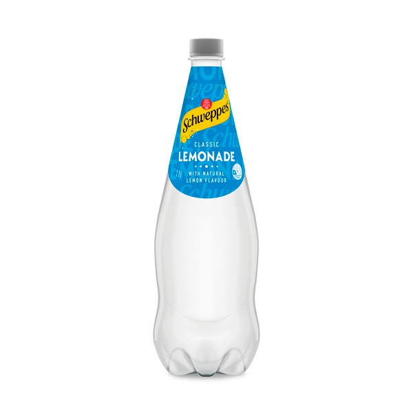 Schweppes Lemonade Soft Drink Bottle | 1.1L