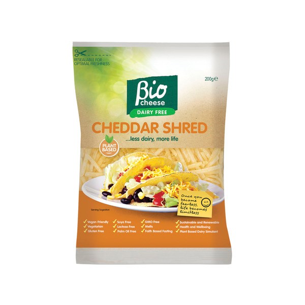 Bio Shredded Cheddar Cheese | 200g