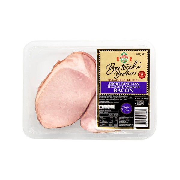 Bertocchi Short Rindless Hickory Smoked Bacon | 400g
