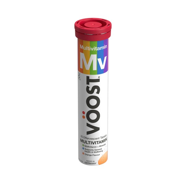Voost Multivitamin + Minerals Orange 20 Effervescent Tablets | 1 Pack