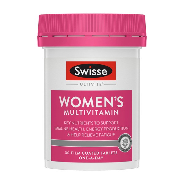 Swisse Ultivite Women's Multivitamin With Key Nutrients | 30 Pack