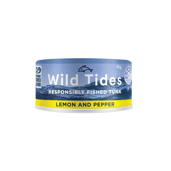 Wild Tides Tuna Lemon And Pepper | 95g