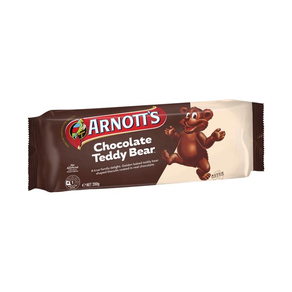 Arnott's Chocolate Coated Teddy Bear Biscuits  | 200g